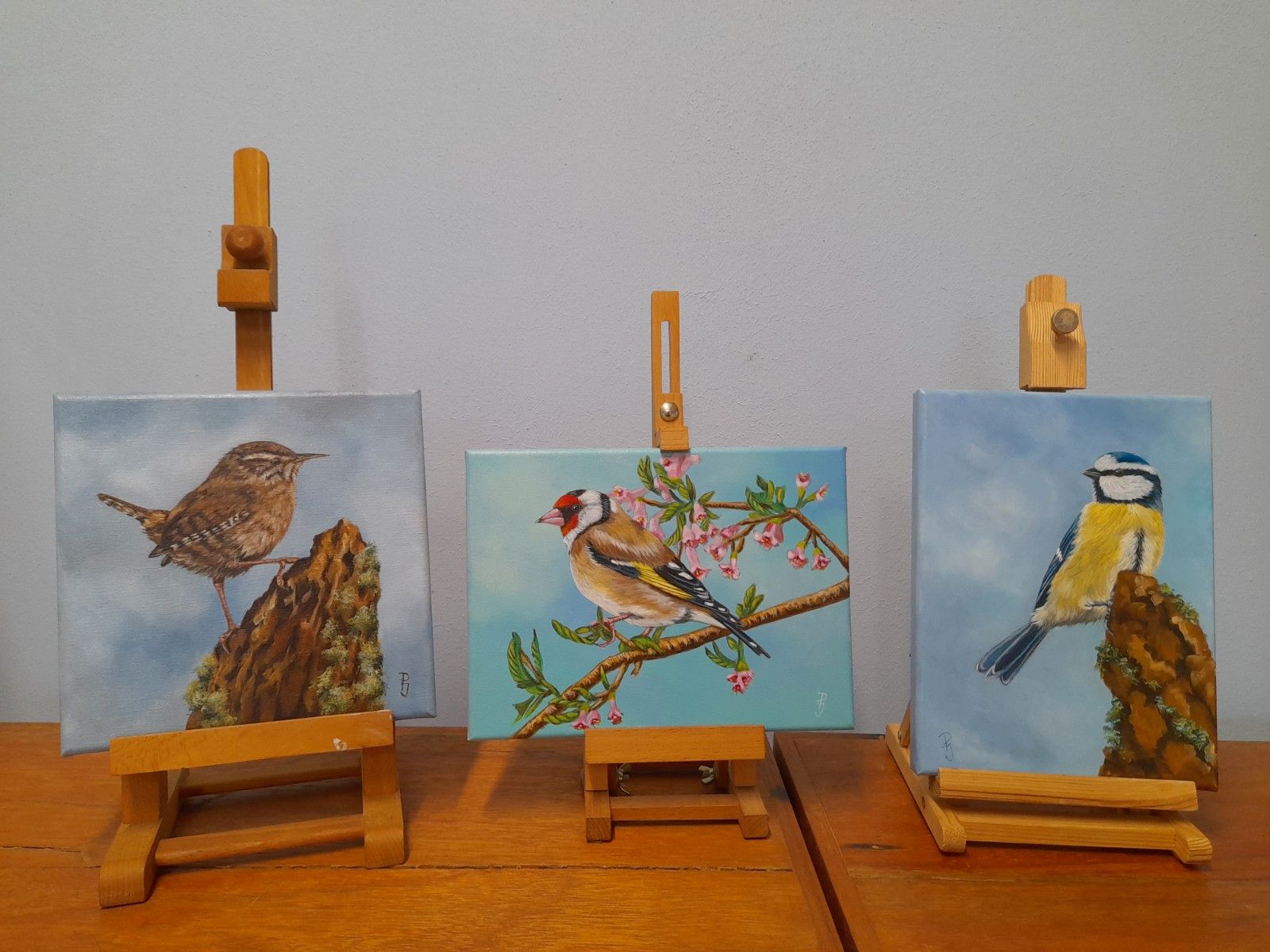 vogelschilderijen in opdracht