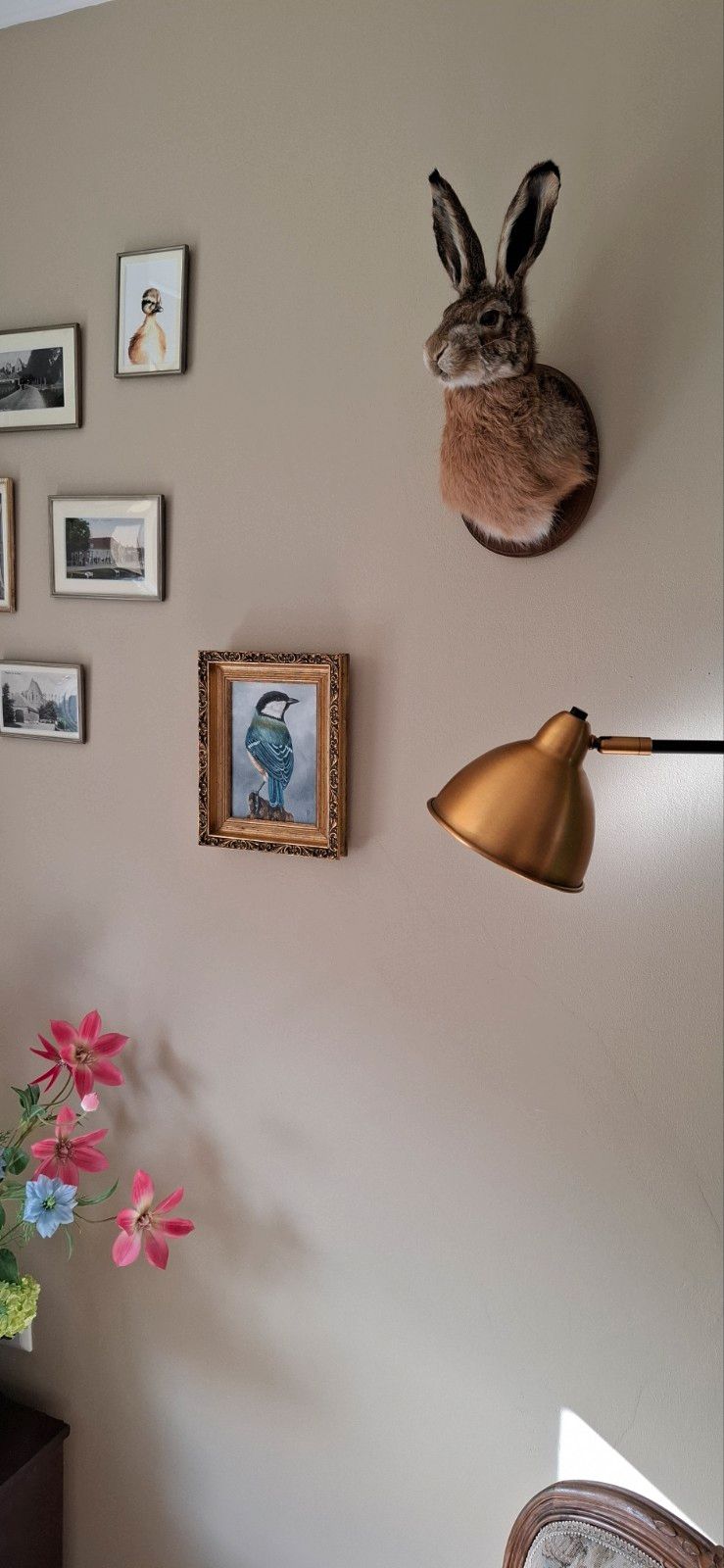 schilderij koolmees