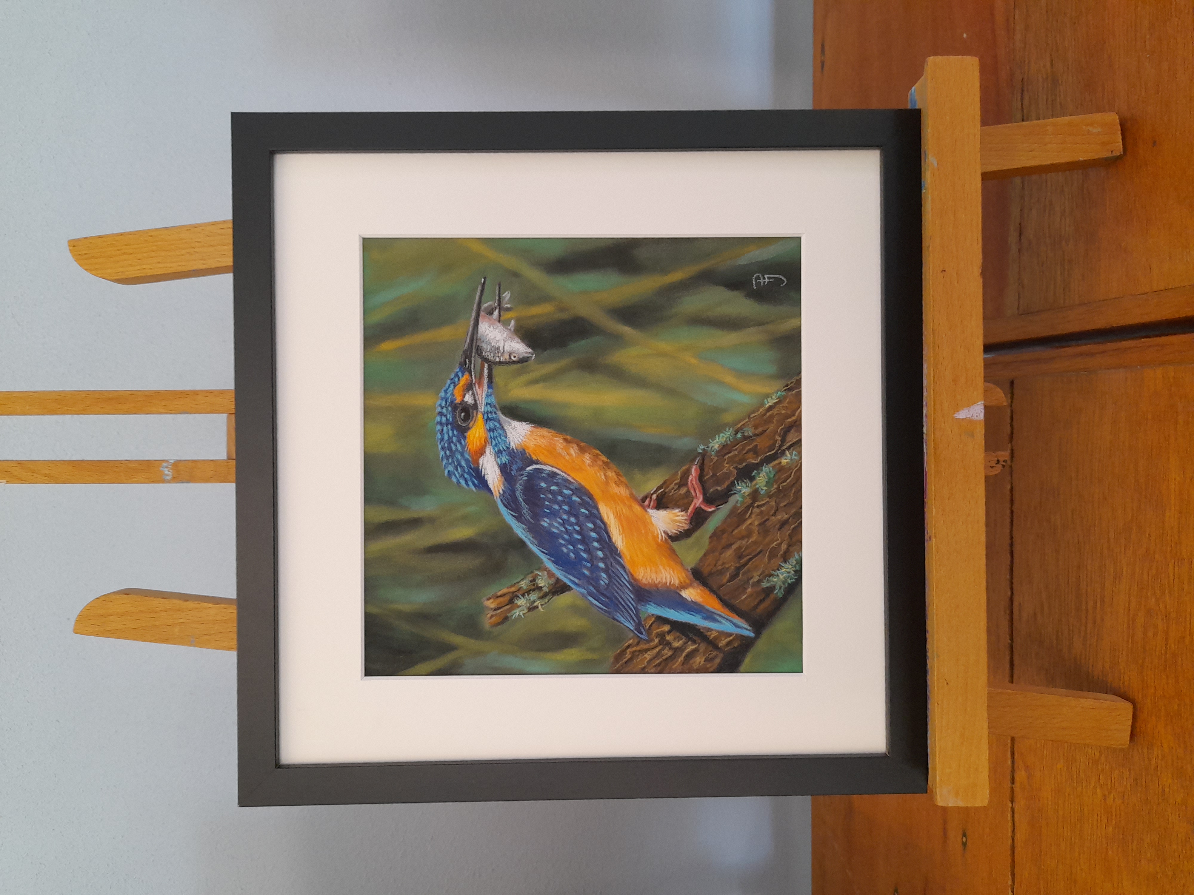 schilderij ijsvogel