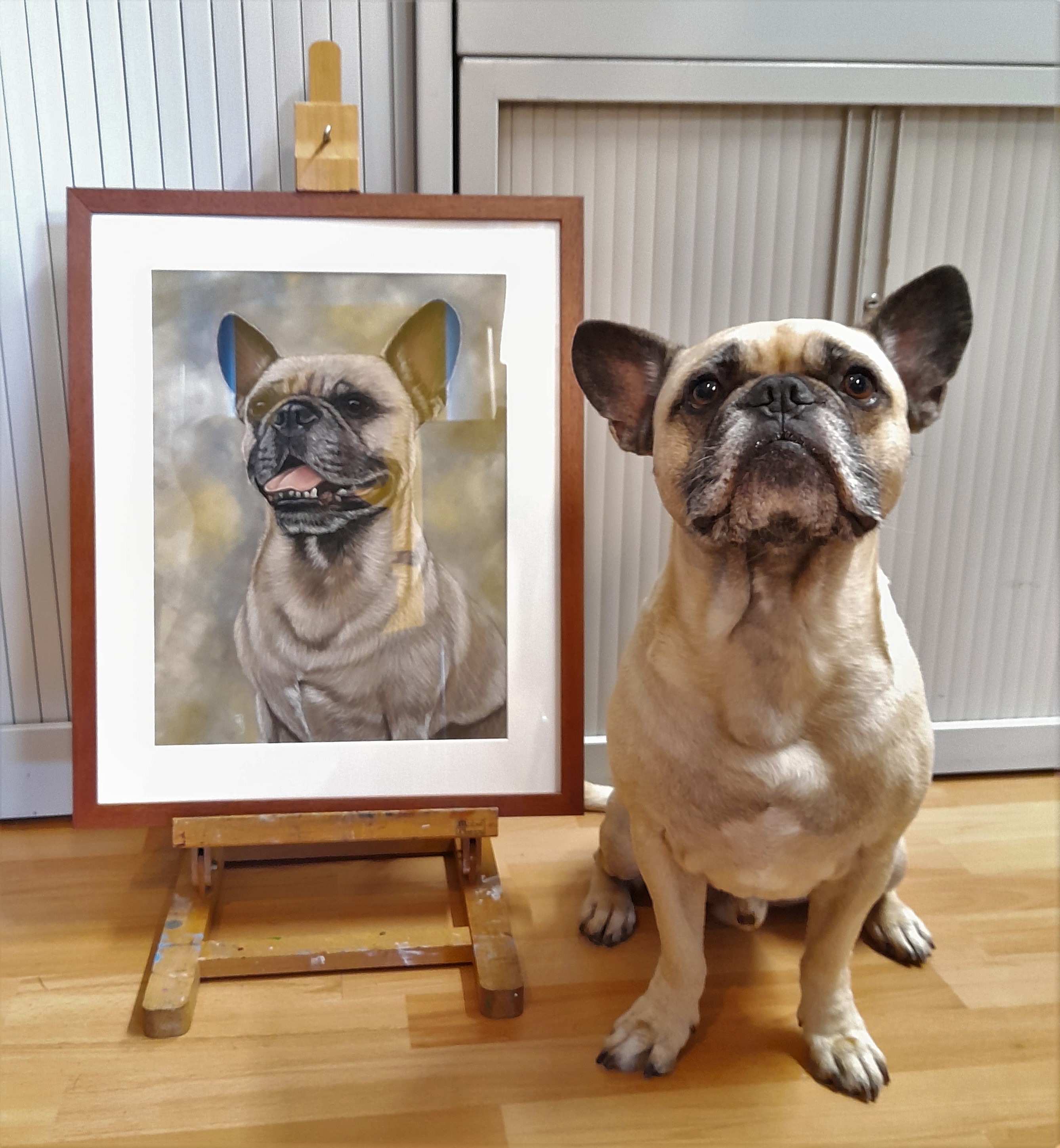 schilderij hond in opdracht hondenschilderij